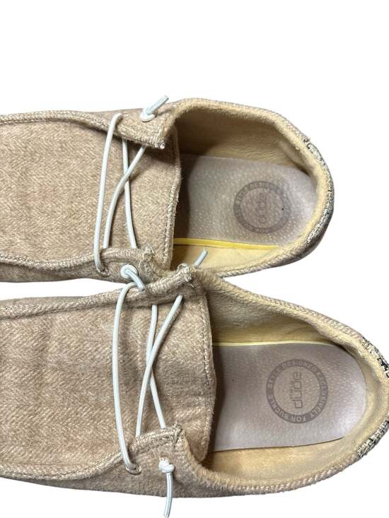 HEYDUDE Wendy Tan Wool Buckle Exclusive Women's Slip On Shoes Size 10 - Picture 4 of 6